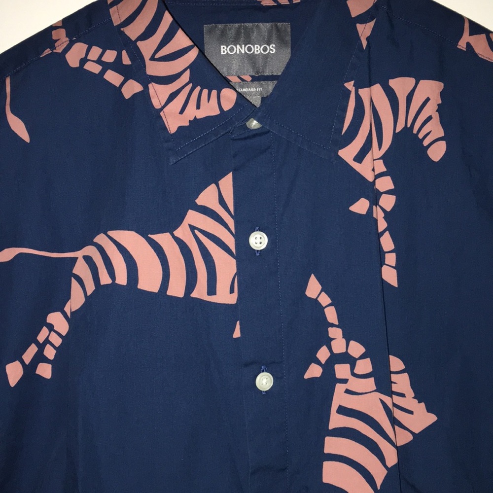 Bonobos Shirt Zebra print